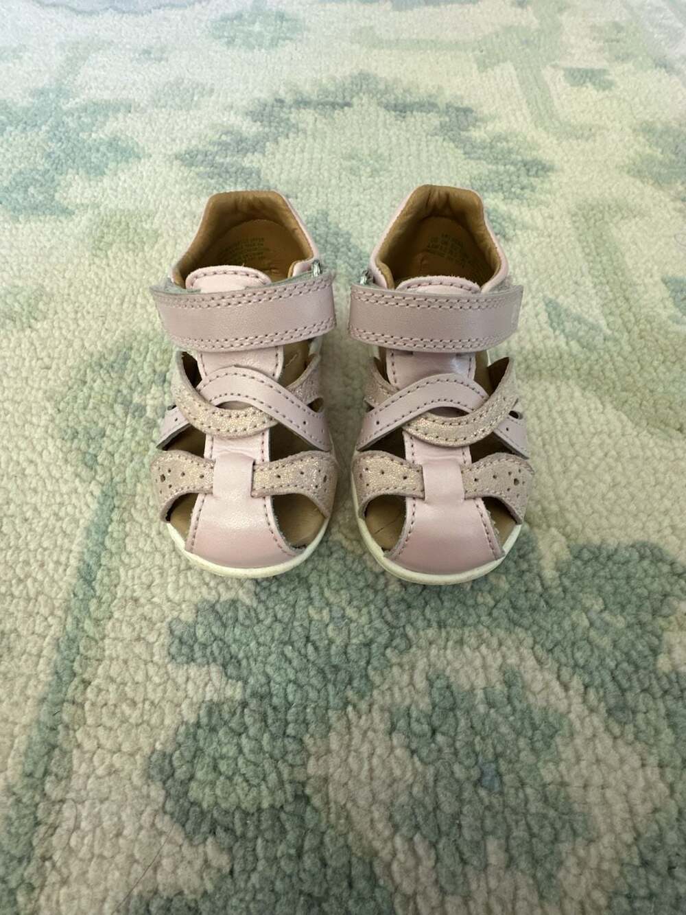 Stride Rite Xena Sandal for Toddler Girls US 4.5, Pink w touch fastener
